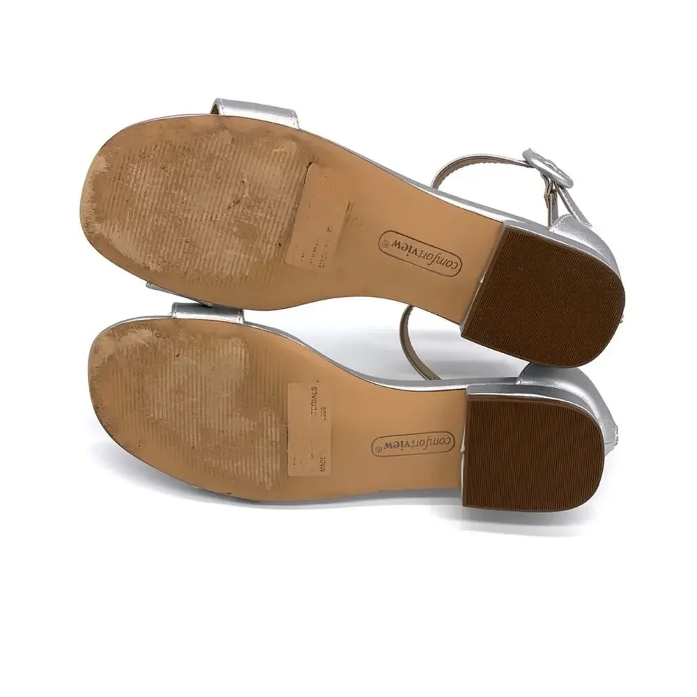 COMFORTVIEW The Alora Sandal Silver 7